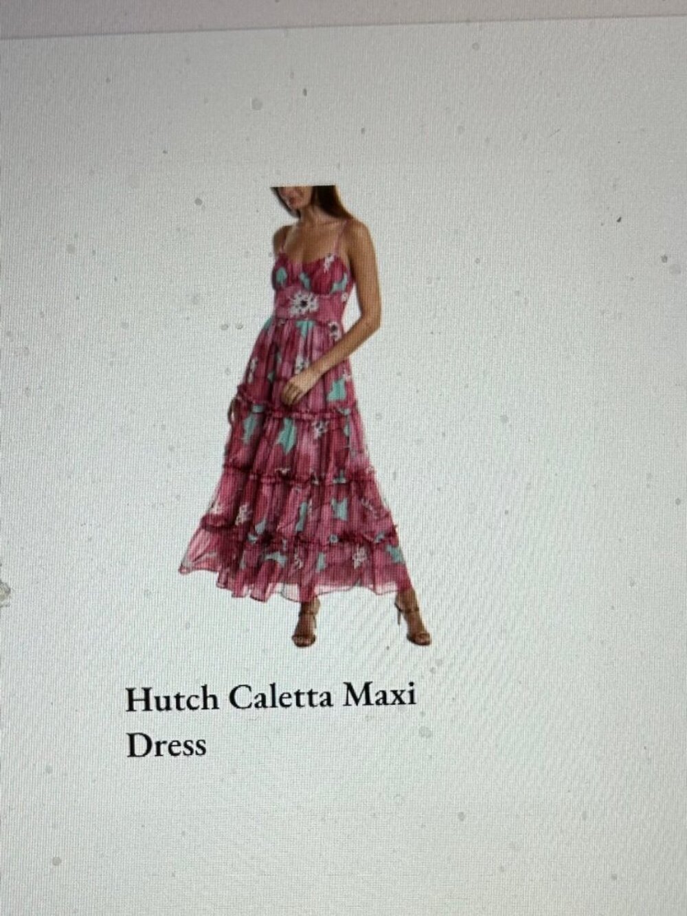 New Hutch Caletta  Maxi Dress Floral